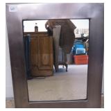 18" X 22" Tall Metal Framed Mirror