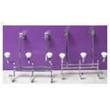 Set Of 2 Over The Door 3 Hook Racks