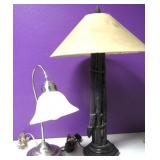 Acorn Design Lamp & Chrome Lamp