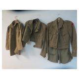 World War 2 Military Clothes Lot