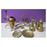 Mixed Lot Of Brass Items