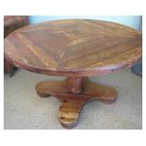 Solid Pine Pedestal Table 47" Dia.