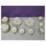 Rosenthal Sansoucci Rose Dishes Incomplete Set