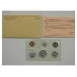 1961 US Mint Silver Proof Set In Original Envelope