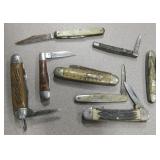 8 Assorted Vintage Pocket Knives
