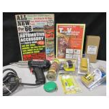 Misc Tool Lot - Solder Gun, Plugs, etc