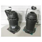 Lot Of 2 Gutted Stage Lights 17" Tall