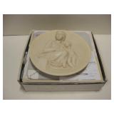 Madonna Pensosa Raised Relief Collector Plate