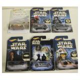 Lot of 6 Star Wars Hot Wheels