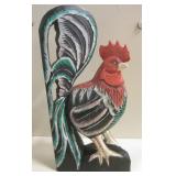 Wood Rooster 19" Tall