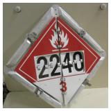 Metal Hazardous Load Sign 18.75" X 18.75"