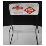 Vintage NYLON Hardware Company Advertisement Rack