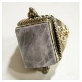 Rose Quartz Ring