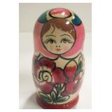 Russian Stacking Doll Set 3.75" Tall