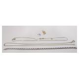 Assorted Jewelry - Chains, Bracelet & Pendant