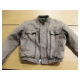 First Gear Leather Coat w/ Liner - Size 44