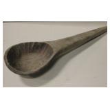 Primitive Style Hand Carved Wood Spoon - 16"