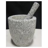 Stone Mortar & Pestle - 6.5" Mortar & 8" Pestle