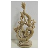 Dragon Warrior Statue 14.5" Tall