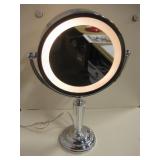 19" Tall Lighted Vanity Mirror w/ Magnifier