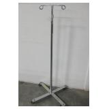 Rolling Medical IV Bag Holder - Adjustable Height