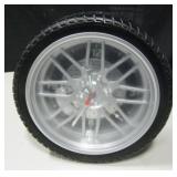 11" Wheel w/ Tire Shaped Wall Clock - Works