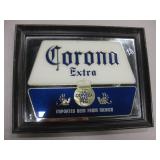 Framed Corona Beer Mirror - 18" x 14"