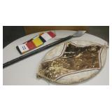 Native Style Shield Spear, And Sash
