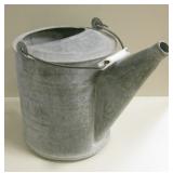 Rustic Galvanized Metal Watering Can - 11.5" Tall