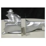 Justus Intl. Metal Detective Bookends - 6" Tall
