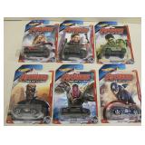 Lot of 6 Avengers Hot Wheels
