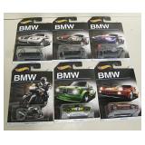 Lot of 6 BMW Hot Wheels, NIP