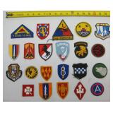 Assortment Of Miscellaneous Military Patches