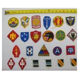 Assortment Of Miscellaneous Military Patches