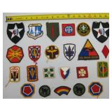 Assortment Of Miscellaneous Military Patches