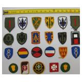 Assortment Of Miscellaneous Military Patches
