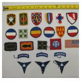 Assortment Of Miscellaneous Military Patches