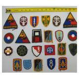 Assortment Of Miscellaneous Military Patches