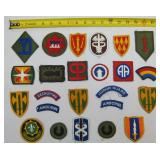 Assortment Of Miscellaneous Military Patches