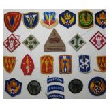 Assortment Of Miscellaneous Military Patches