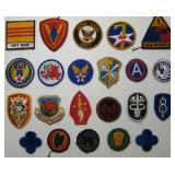 Assortment Of Miscellaneous Military Patches