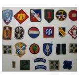 Assortment Of Miscellaneous Military Patches