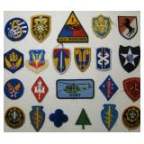 Assortment Of Miscellaneous Military Patches