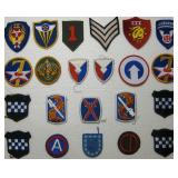 Assortment Of Miscellaneous Military Patches