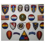 Assortment Of Miscellaneous Military Patches