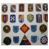 Assortment Of Miscellaneous Military Patches