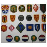 Assortment Of Miscellaneous Military Patches