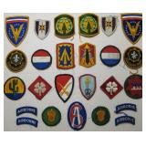 Assortment Of Miscellaneous Military Patches