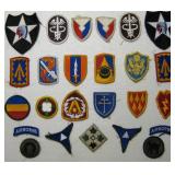 Assortment Of Miscellaneous Military Patches