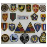 Assortment Of Miscellaneous Military Patches